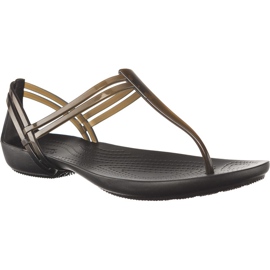Crocs Isabella T Strap Svart
