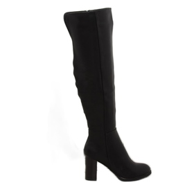 Svarta höga klackar 9206 Svart