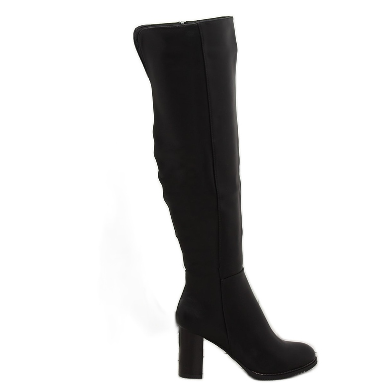 Svarta höga klackar 9206 Svart