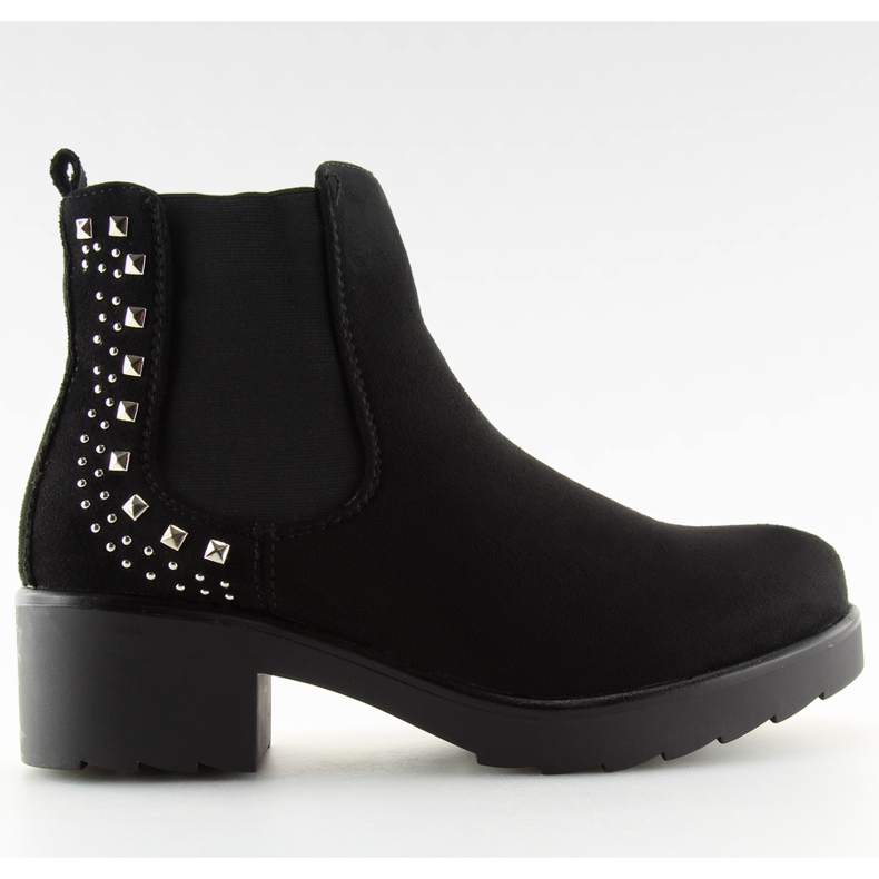 Jodhpur stövlar med svarta studs Z175 Black