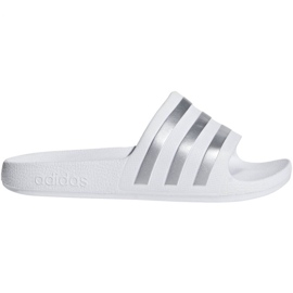 Adidas Adilette Aqua K Jr F35555 tofflor vit