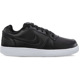 Nike Wmns Ebernon Low 001 Svart Svart Vit