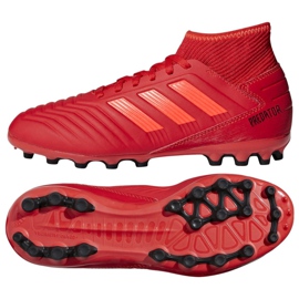 Adidas Predator 19.3 Jr D98005 fotbollsskor röd röd