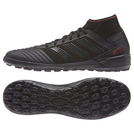 Adidas Predator 19.3 Tf M D97961 fotbollsskor mångfärgad svart