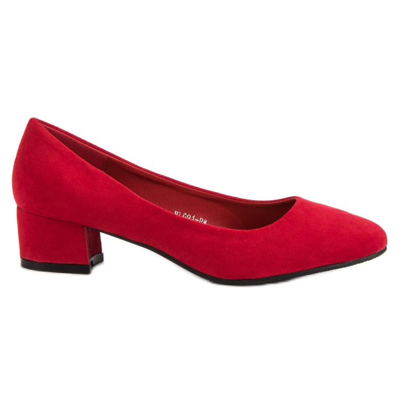 Queentina Flat Heel Pumps röd