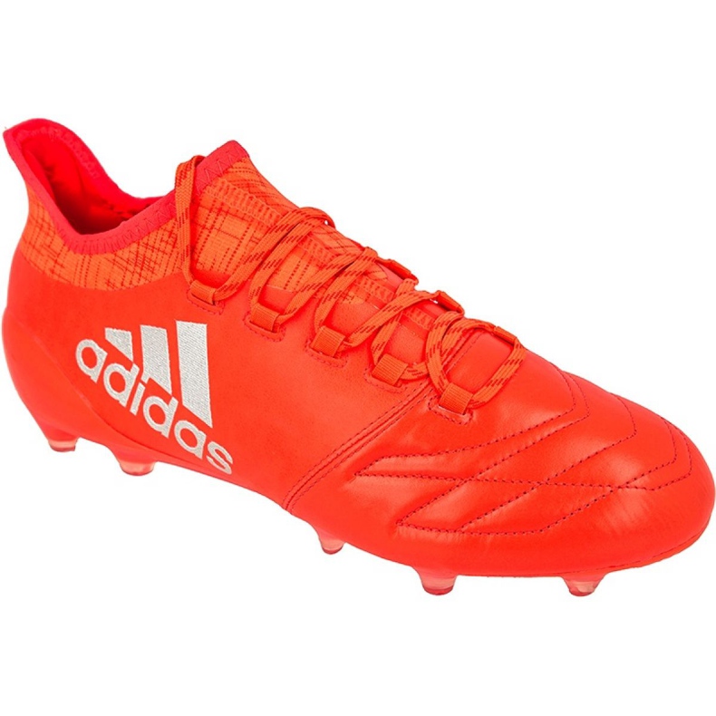 Adidas X16.1 Fg M Läder S81966 fotbollsskor mångfärgad röd