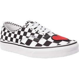 Vans Autentisk Q9B Red Heart vit svart