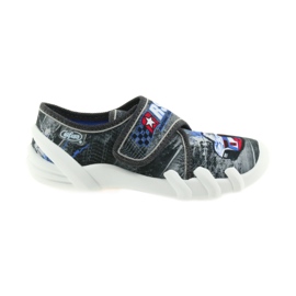 Befado barnskor tofflor 273X251 svart blå grå röd