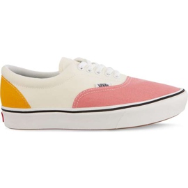 Vans Comfycush Era Canvas Strawberry Pink vit gul mångfärgad rosa
