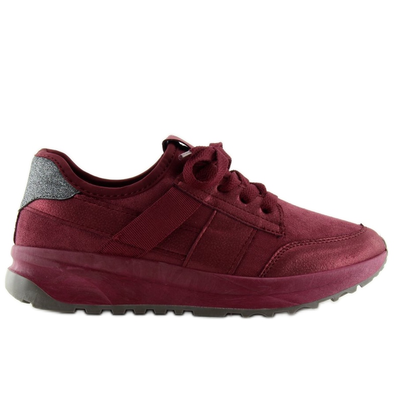 X-9733 Wine Red claret sportskor röd