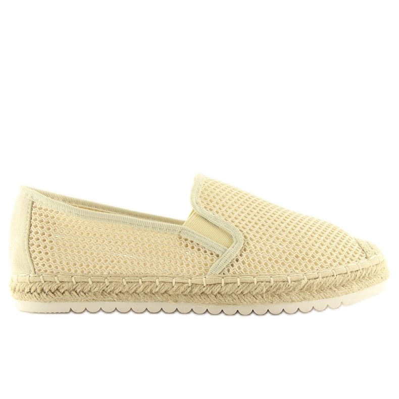 Beige espadriller för kvinnor 6602 Beige