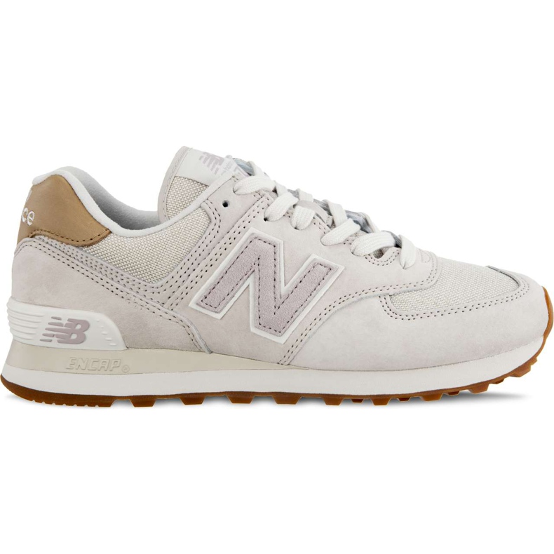New Balance Wl574lcc Light Cliff Grey With Light Cashmere brun mångfärgad