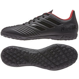 Adidas Predator 19.4 Tf M D97972 fotbollsskor svart svart