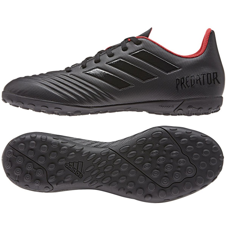 Adidas Predator 19.4 Tf M D97972 fotbollsskor svart svart