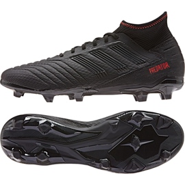 Adidas Predator 19.3 Fg M D97942 fotbollsskor mångfärgad svart