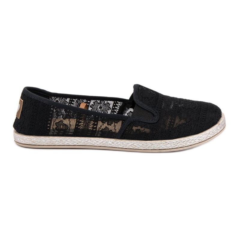 MCKEYLOR Lace Slipons svart