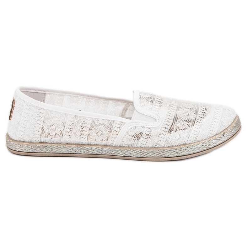 MCKEYLOR Lace Slipons vit