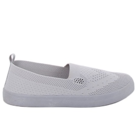 Grå openwork sneakers JX63P Grå