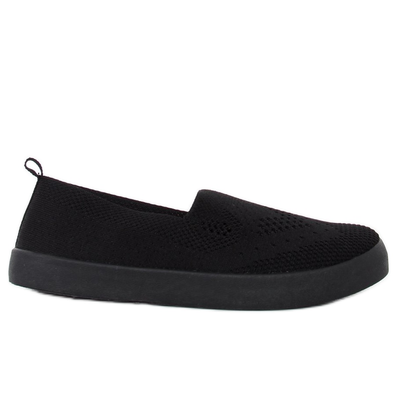 Svarta openwork sneakers JX63P Svart