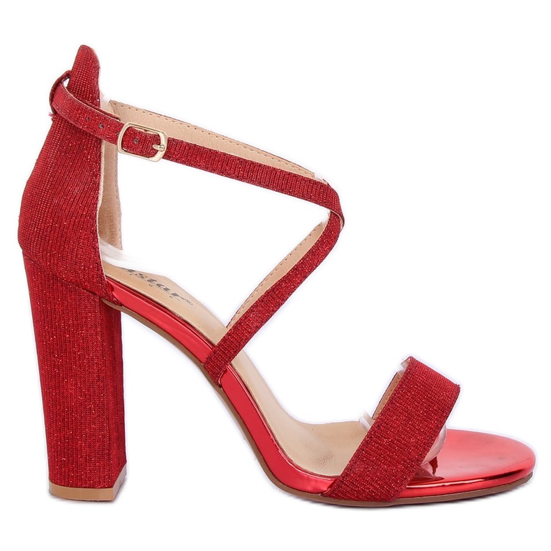 Sandaler på stolpen röd NC791 Röd