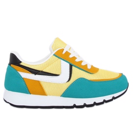 Gul-turkosa CB-02 Gula sportskor blå