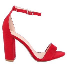 Sandaler på stolpen röd Y2385-27 Röd