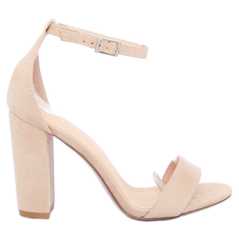 Sandaler på stolpen beige Y2385-27 Beige