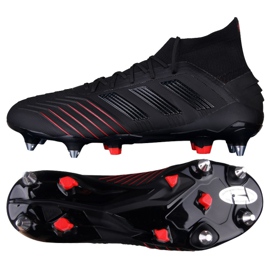Adidas Predator 19.1 Sg M G26979 fotbollsskor svart svart
