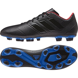 Adidas Nemeziz 18.4 FxG M D97991 fotbollsskor mångfärgad svart
