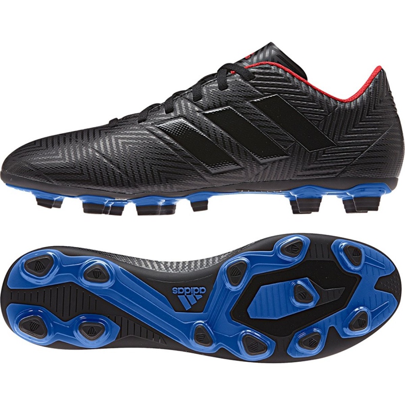 Adidas Nemeziz 18.4 FxG M D97991 fotbollsskor mångfärgad svart