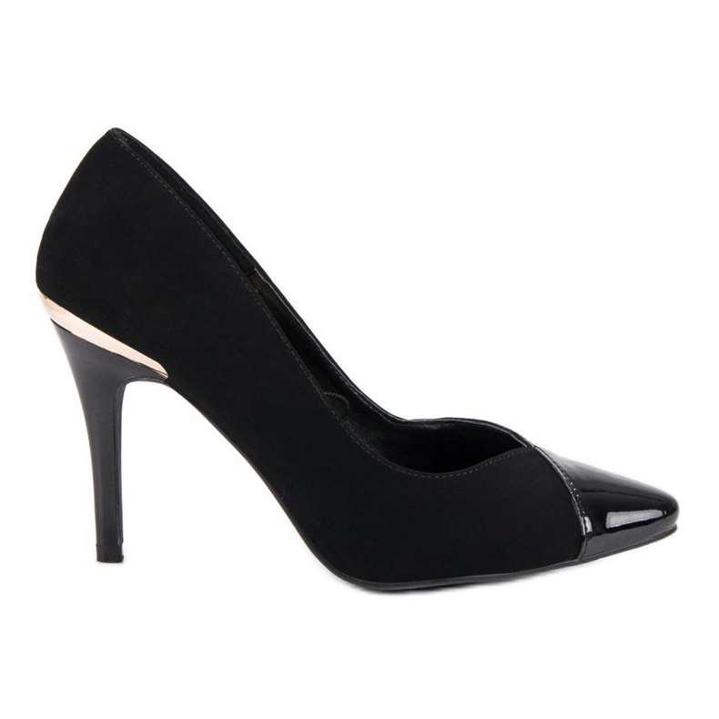 W. Potocki Eleganta svarta höga klackar