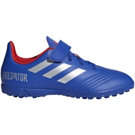 Adidas Predator 19.4 Tf Jr CM8559 fotbollsskor blå blå