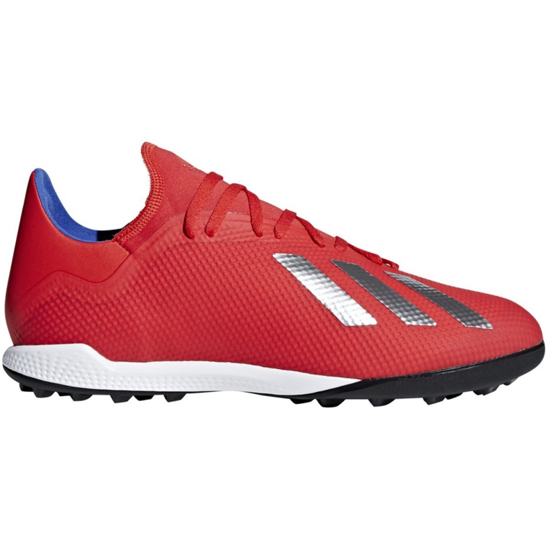 Adidas X 18.3 Tf M BB9399 fotbollsskor apelsiner och röda mångfärgad