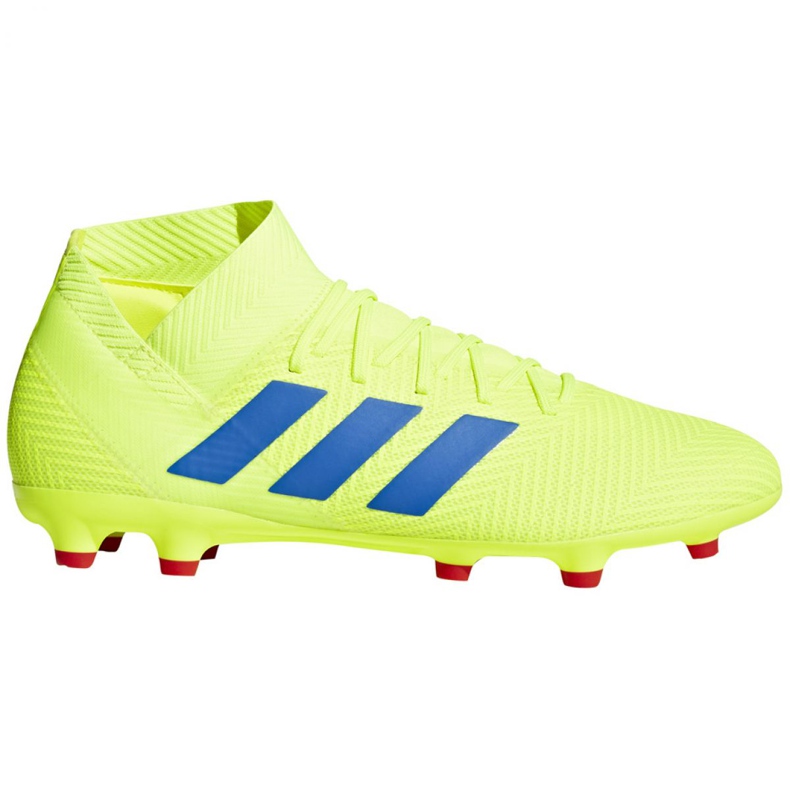 Adidas Nemeziz 18.3 Fg M BB9438 fotbollsskor mångfärgad gul