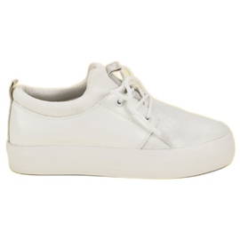 Slip-on sneakers vit