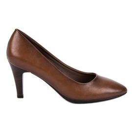 Vinceza Klassiska bruna pumps