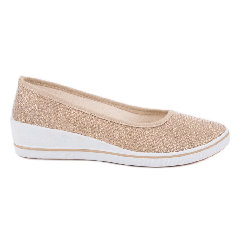 Comer Gold Wedge Sneakers gyllene