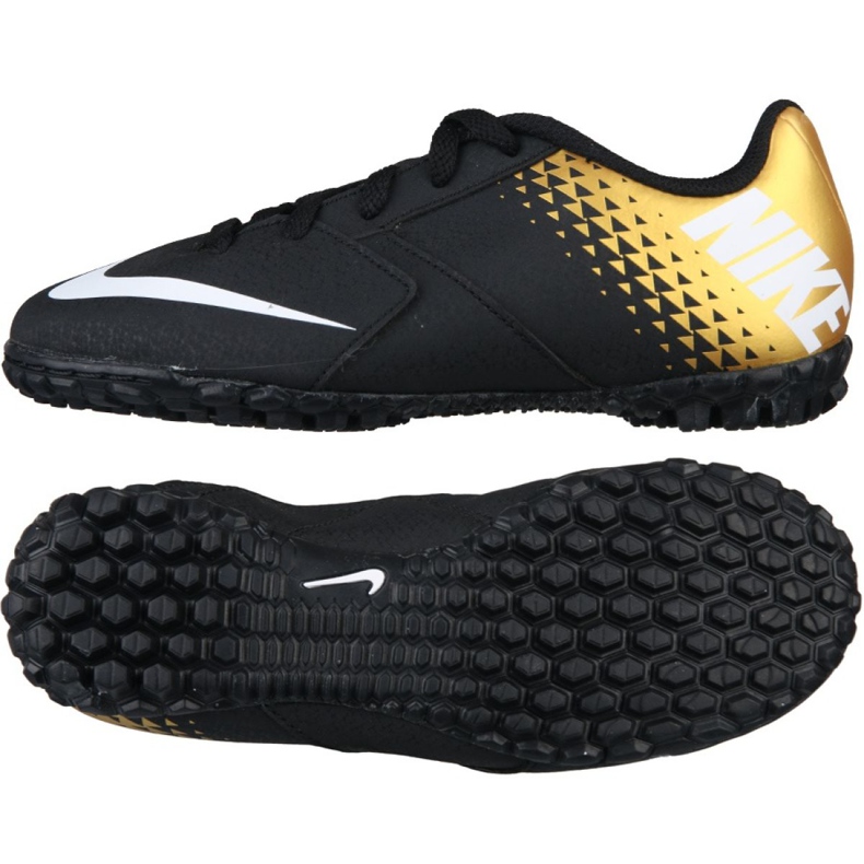 Nike Bomba X Tf Jr 826488-077 fotbollsskor svart svart