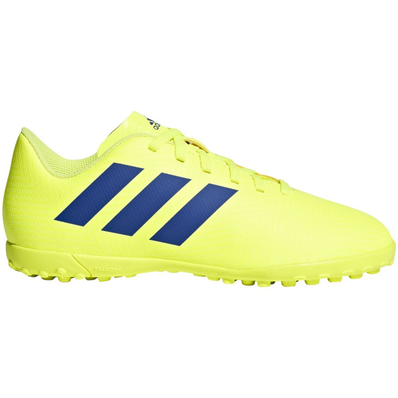 Adidas Nemeziz 18.4 Tf Jr CM8522 fotbollsskor gul gul
