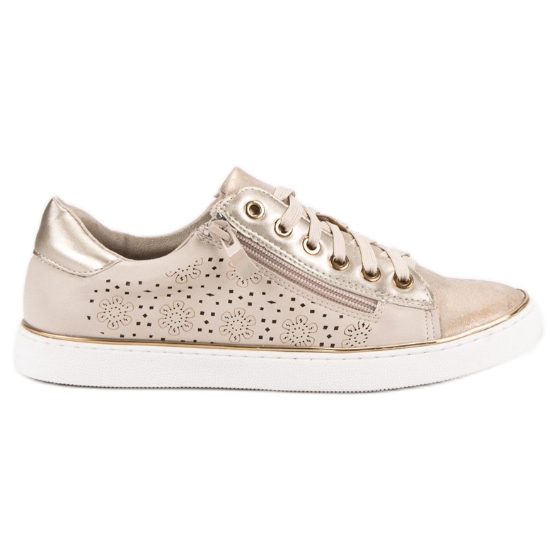 Kylie Casual Golden Sneakers gyllene