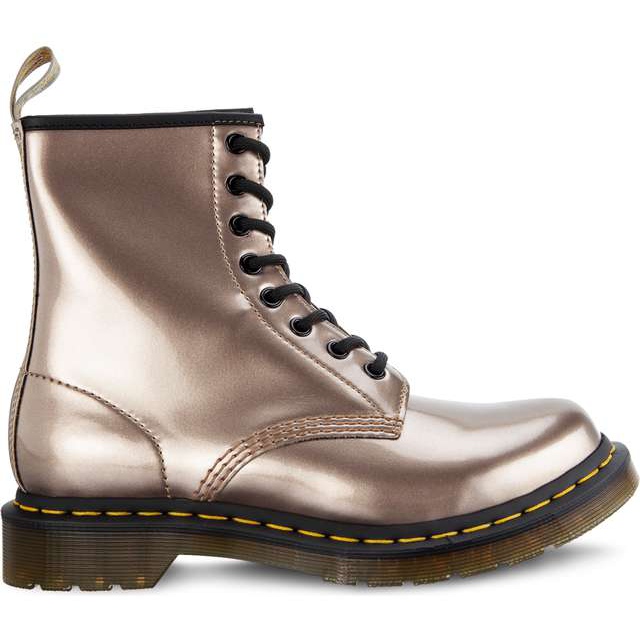 Dr. Martens 1460 Vegan Chrome Rose Gold gul mångfärgad