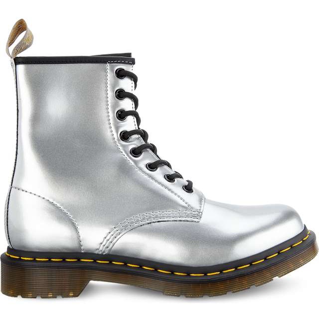 Dr. Martens 1460 Vegansk Chrome Silver grå