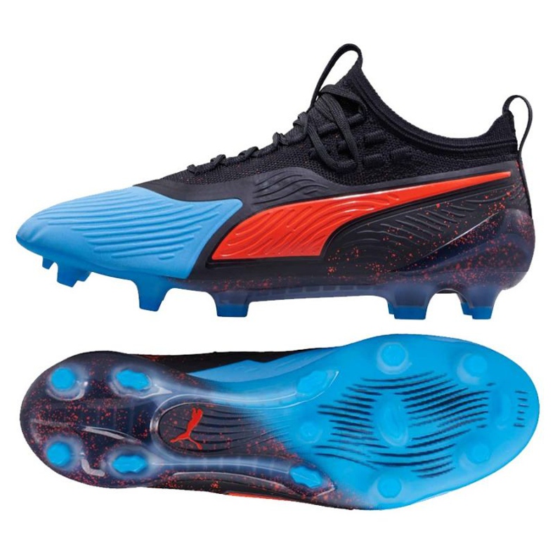 Puma One 19.1 Syn Fg Ag M 105481 01 fotbollsskor svart svart