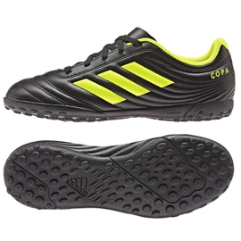 Adidas Copa 19.4 Tf Jr D98100 fotbollsskor svart svart