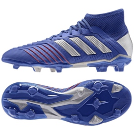 Adidas Predator 19.1 Fg Jr CM8530 fotbollsskor blå blå
