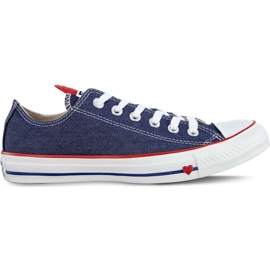 Converse C163308 Indigo Emalj Röd Vit blå