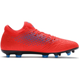 Fotbollsskor Puma Future 19.4 Fg Ag M 105545 01 mångfärgad röd