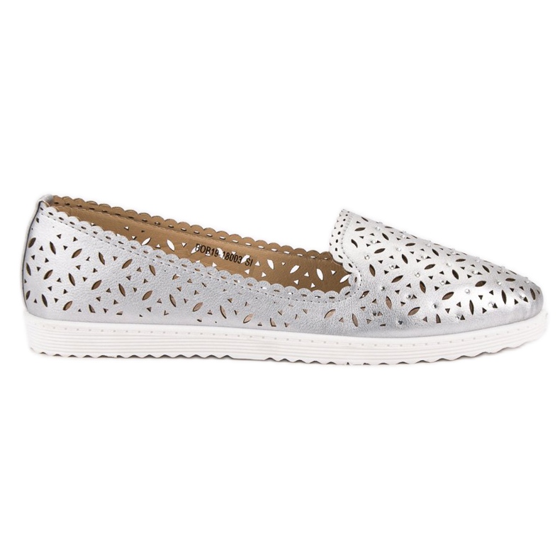 Vinceza Openwork Lords grå