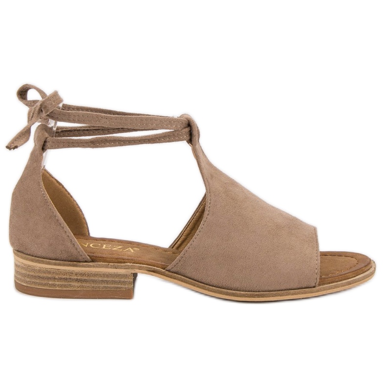 VINCEZA beige sandaler