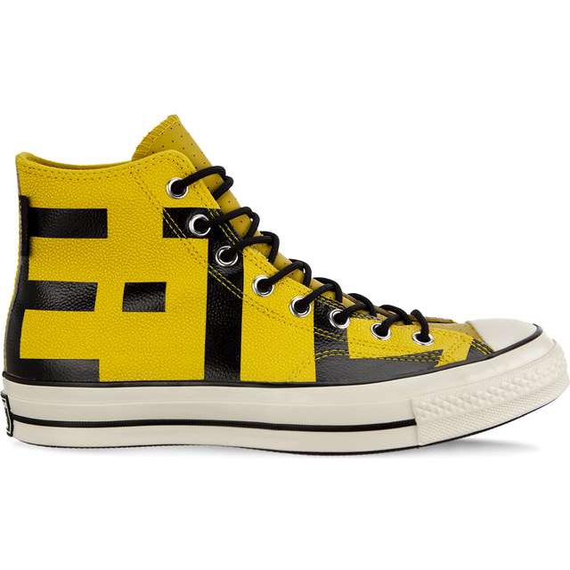 Converse Chuck 70 Gore Tex Läder Hög C163226 Fet Citron Svart Egret gul